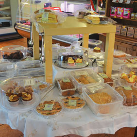 Bakery at Lewis’s Farm Shop in Wrexham