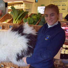 Staff at Lewis’s Farm Shop in Wrexham