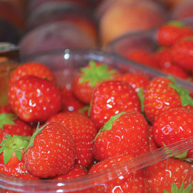 Fresh strawberries